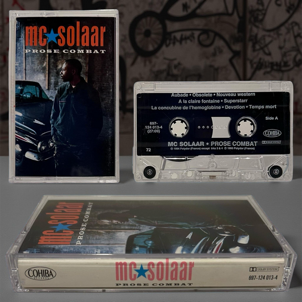 •MC SOLAAR ~ PROSE COMBAT• ~1994 OG PRESSING~ (CASSETTE TAPE) (1)