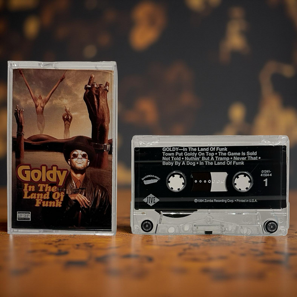 •GOLDY - IN THE LAND OF FUNK• ~1994 OG PRESSING~ (CASSETTE TAPE)