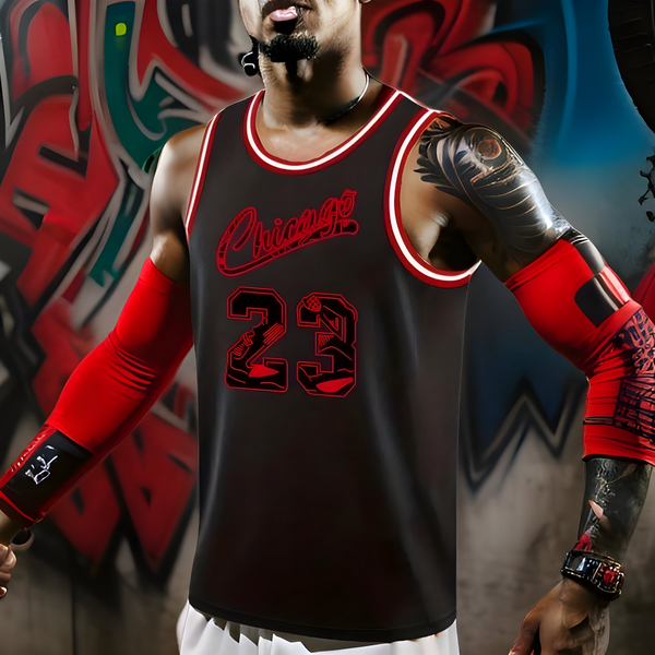 ^CHICAGO 23^ Basketball Jerseys (Stitched Logos & Numbers)