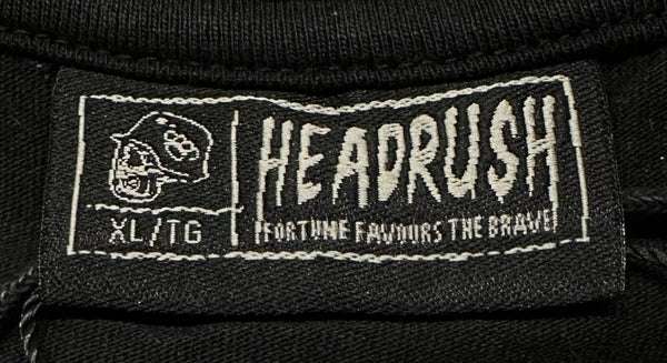 *HEADRUSH* (Black) ~Hell Of A Ride~ Short Sleeve T-Shirt