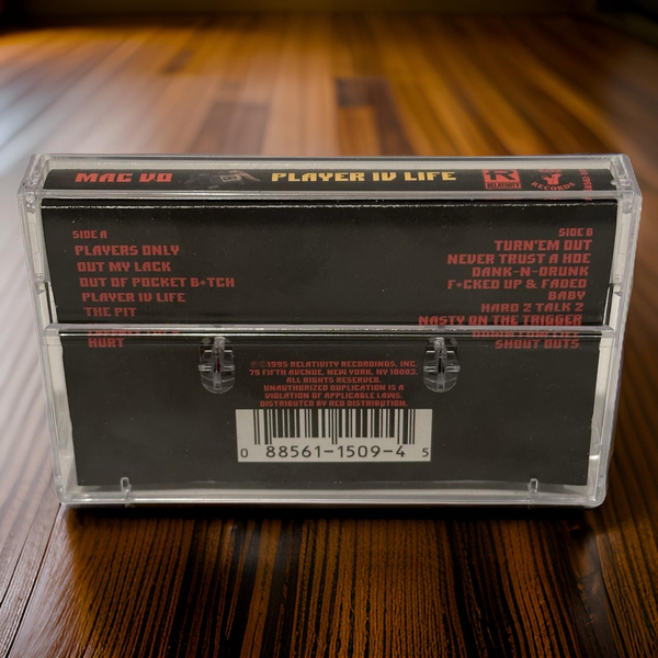 •MAC VO ~ PLAYER IV LIFE• ~1995 OG PRESSING~ (CASSETTE TAPE)