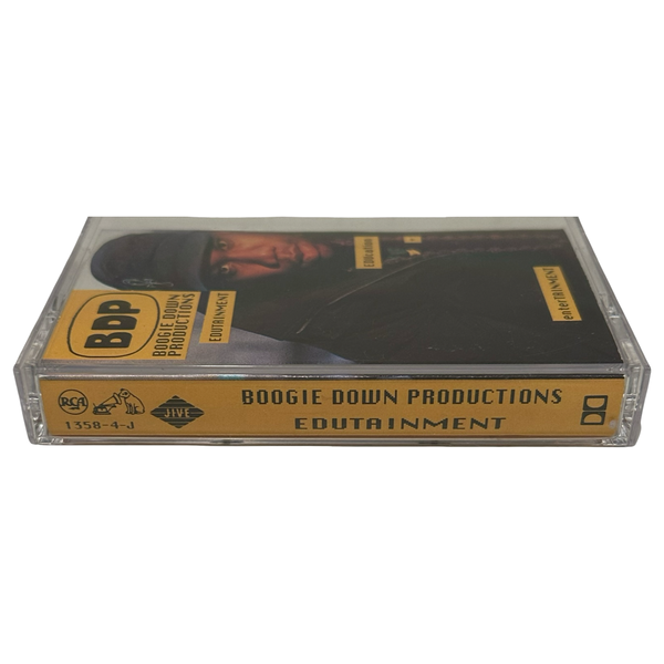 •BOOGIE DOWN PRODUCTIONS - EDUTAINMENT• ~1990 OG PRESSING~ (CASSETTE TAPE)