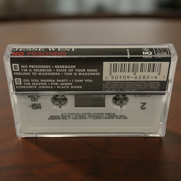 •JESSE WEST - NO PRISONERS• ~1989 OG PRESSING~ (CASSETTE TAPE)