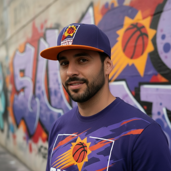*Phoenix Suns* snapback hats by Mitchell & Ness