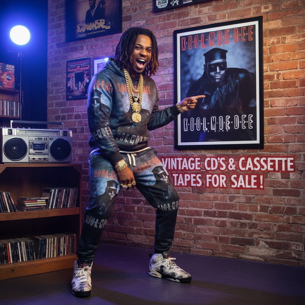 •KOOL MOE DEE - KNOWLEDGE IS KING• ~1989 OG PRESSING~ (CASSETTE TAPE) (CANADIAN BLACK SHELL)