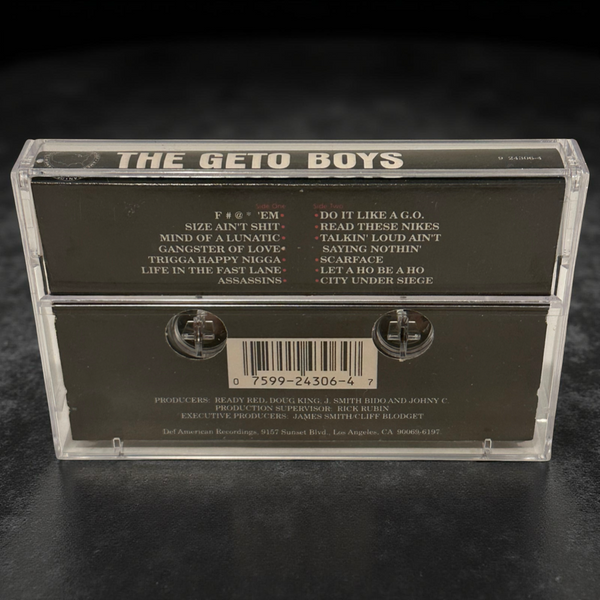 •THE GETO BOYS - THE GETO BOYS• ~1990 OG PRESSING~ (CASSETTE TAPE)