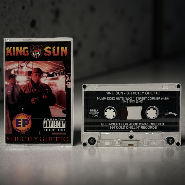 •KING SUN - STRICTLY GHETTO EP• ~1994 OG PRESSING~ (CASSETTE TAPE) (2)