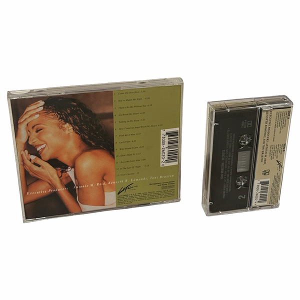 •TONI BRAXTON ~ SECRETS• ~1996 OG PRESSINGS~ (CD & CASSETTE TAPE)