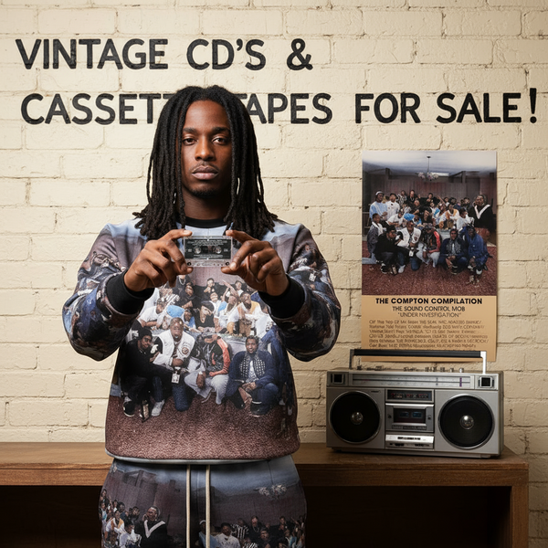 •THE COMPTON COMPILATION - THE SOUND CONTROL MOB “UNDER INVASION”• ~1989 OG PRESSING~ (CASSETTE TAPE)
