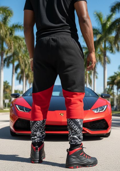 *LA VIE L0U!$* ~CUT & SEW~ •LUXURY JOGGER SWEATPANTS•