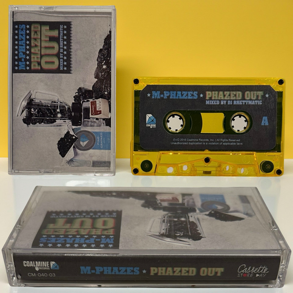 •M-PHAZES - PHAZED OUT• ~2015 LIMITED EDITION OG PRESSING~ (YELLOW SHELL) (CASSETTE TAPE)