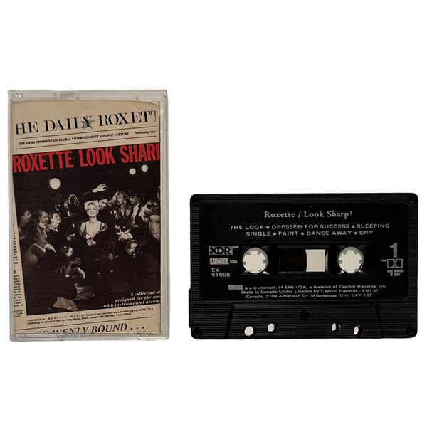 •ROXETTE - LOOK SHARP!• ~1988 OG CANADIAN PRESSINGS~ (CD & CASSETTE TAPE)