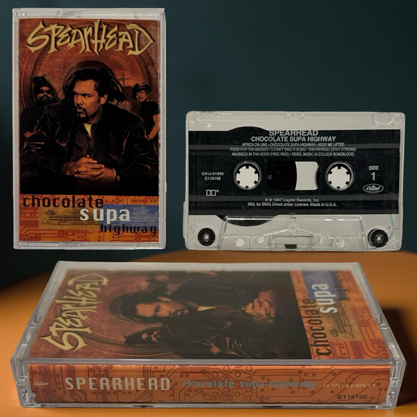 •SPEARHEAD - CHOCOLATE SUPA HIGHWAY• ~1997 OG PRESSING~ (CASSETTE TAPE)