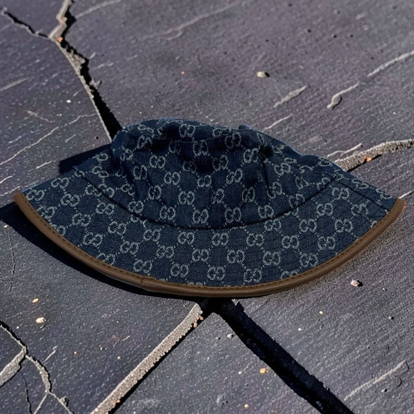 *ITALIAN DESIGNER HATS* ~Denim bucket hat~ (7-1/2”)