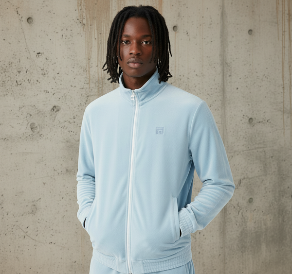 *FILA* ~Velour Sets~ (Light Blue) (Men’s)