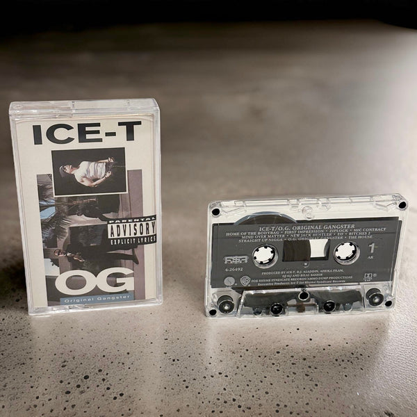 •ICE-T ~ O.G. ORIGINAL GANGSTER• (1991 OG PRESSING) (CASSETTE TAPE) (3)