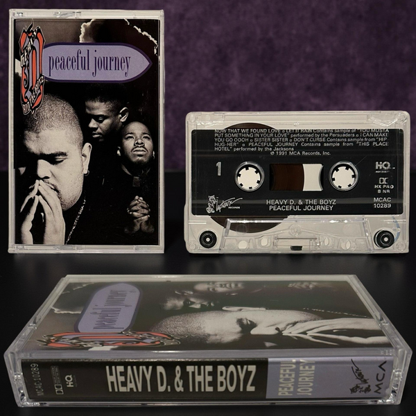 •HEAVY D. & THE BOYZ ~ PEACEFUL JOURNEY• ~1991 OG PRESSING~ (CASSETTE TAPE)