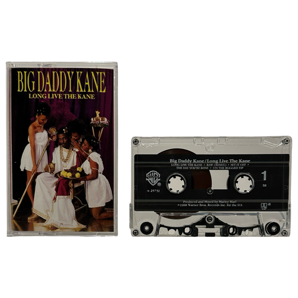 •BIG DADDY KANE - LONG LIVE THE KANE• ~1988 OG PRESSINGS~ (CASSETTE TAPE)