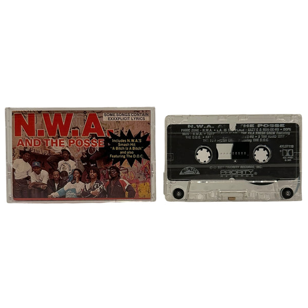 •N.W.A & THE POSSE - COMPILATION• ~1989 OG REPRESINGS~ (CD & CASSETTE TAPE) (ORIGINALLY RELEASED IN 1986)