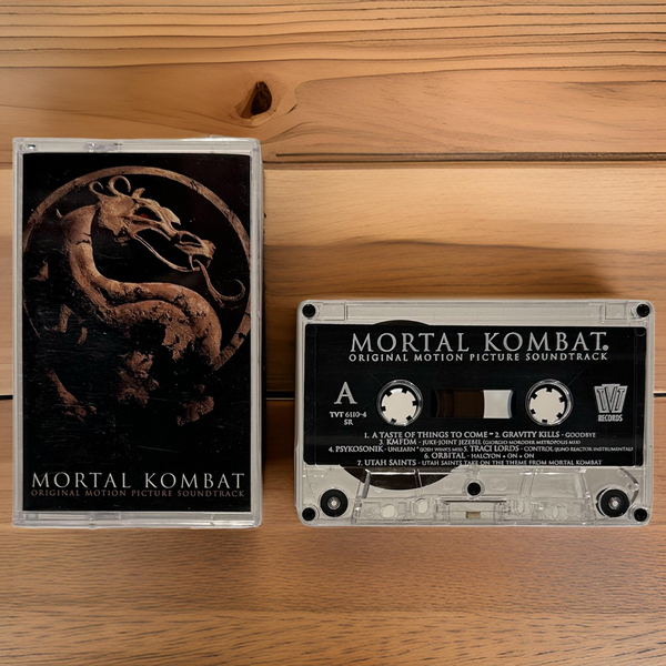 •MORTAL COMBAT ~ SOUNDTRACK• ~1995 OG PRESSING~ (CASSETTE TAPE)
