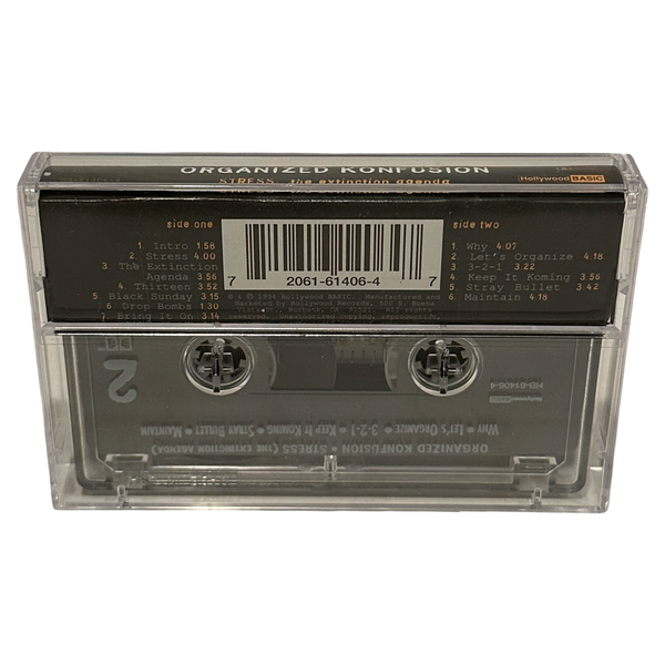 •ORGANIZED KONFUSION - STRESS: THE EXTINCTION AGENDA• ~1994 OG PRESSINGS~ (CD & CASSETTE TAPE)