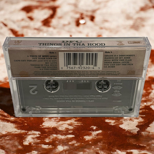 •DFC ~ THINGS IN THA HOOD• ~1994 OG PRESSING~ (CASSETTE TAPE)