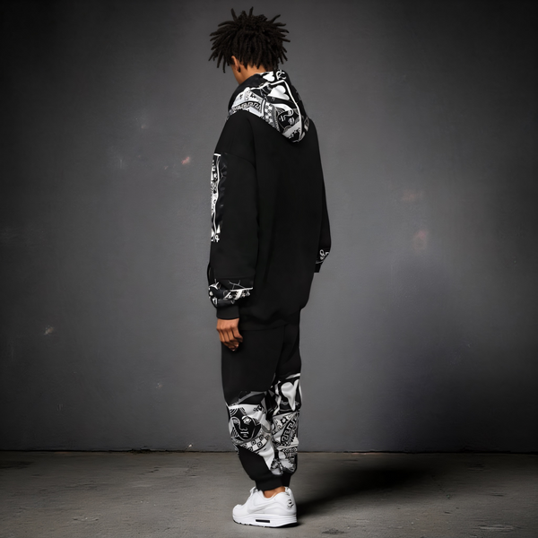 •QUEEN•OF•HEARTS• LUXURY JOGGER SWEATSUITS (CUT & SEW)(EMBROIDERED LOGO)