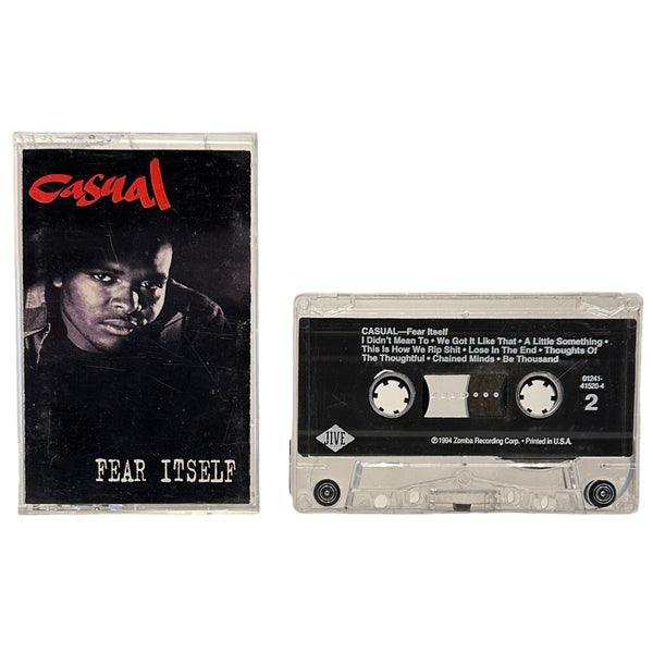 •CASUAL - FEAR ITSELF• ~1994 OG PRESSING~ (CASSETTE TAPE)
