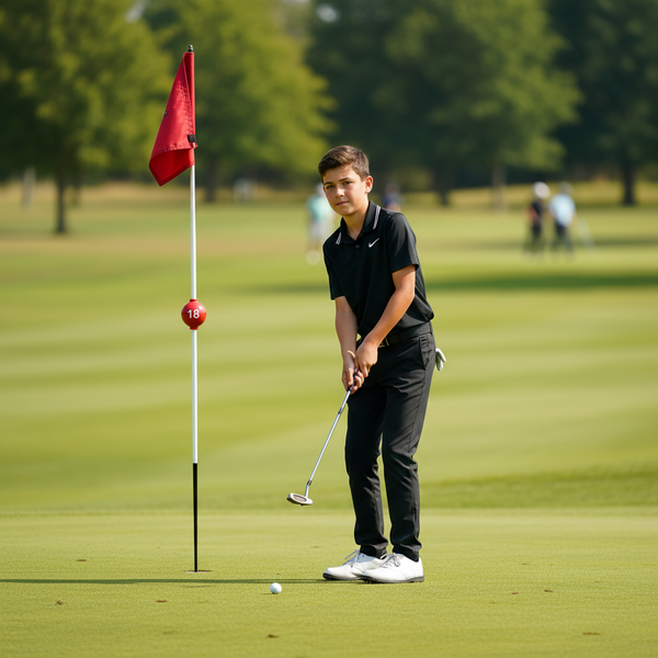*PRE-LOVED* •Nike• ~polo golf collar shirt~ (Black)(Boys Medium)