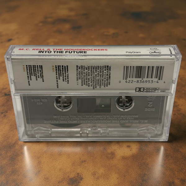 •M.C. RELL & THE HOUSEROCKERS ~ INTO THE FUTURE• ~1989 OG PRESSING~ (CASSETTE TAPE)