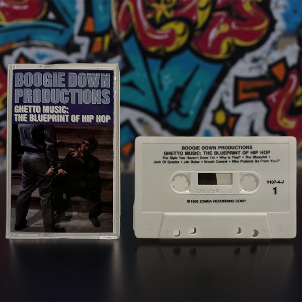 •BOOGIE DOWN PRODUCTIONS ~ GHETTO MUSIC: THE BLUEPRINT OF HIP HOP• ~1989 OG CLUB PRESSING~ (CASSETTE TAPE) (2)