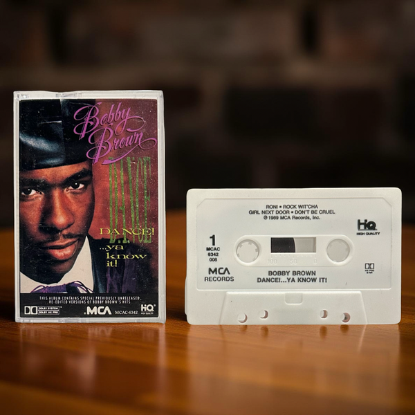 •BOBBY BROWN - DANCE!… YA KNOW IT! ~1989 OG PRESSING~ (CASSETTE TAPE)