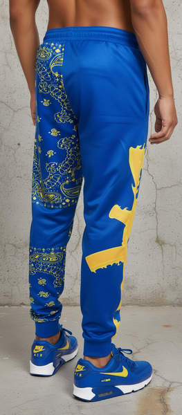*DEFEND UKRAINE* POLYESTER JOGGER SWEATPANTS (FLEECE LINED)