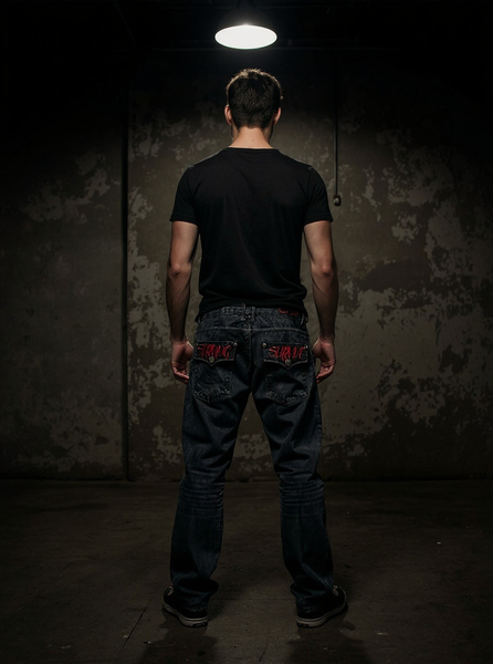 *Black Label Denim Jeans* (42” Waist 32” Inseam)
