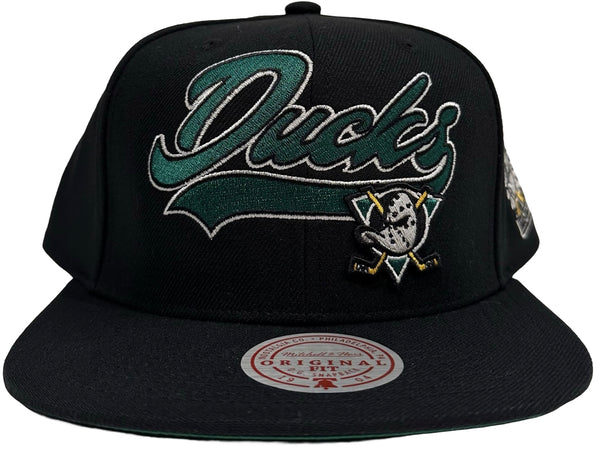 *Anaheim Mighty Ducks* snapback hats by Mitchell & Ness