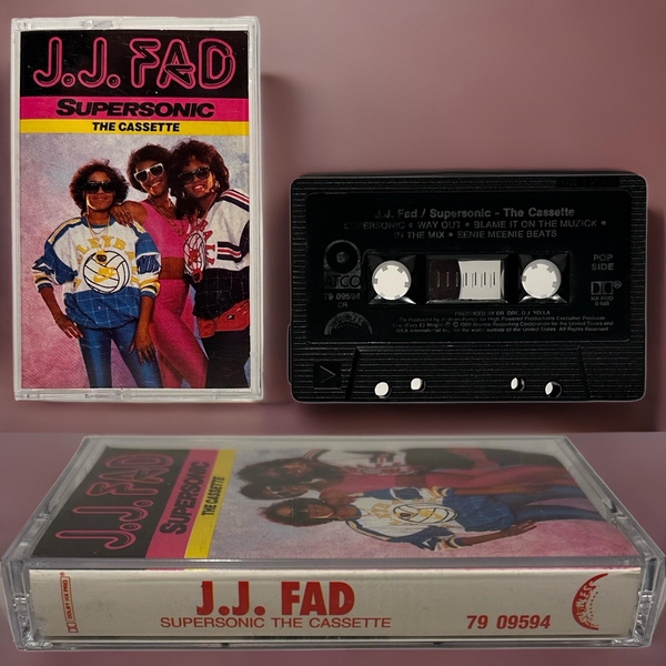 •J.J. FAD ~ SUPERSONIC• ~1988 OG PRESSING~ (CASSETTE TAPE)