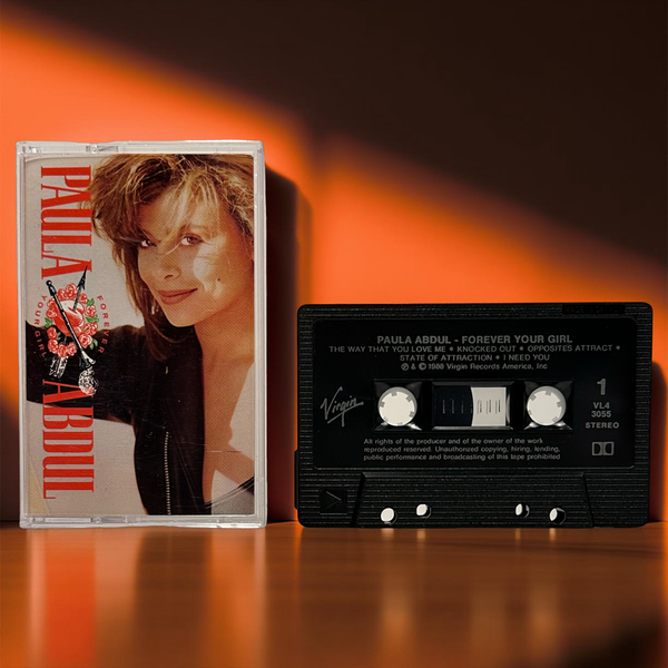 •PAULA ABDUL - FOREVER YOUR GIRL• ~1988 OG PRESSING~ (CASSETTE TAPE) (CANADIAN BLACK SHELL)