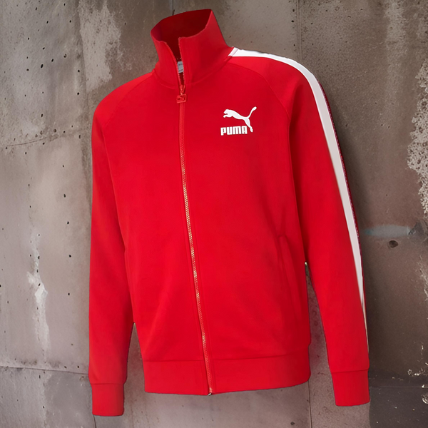 •PUMA ~ ZIP UP / TRACK ENSEMBLES• (RED) ~Men’s ICONIC T7 1968~