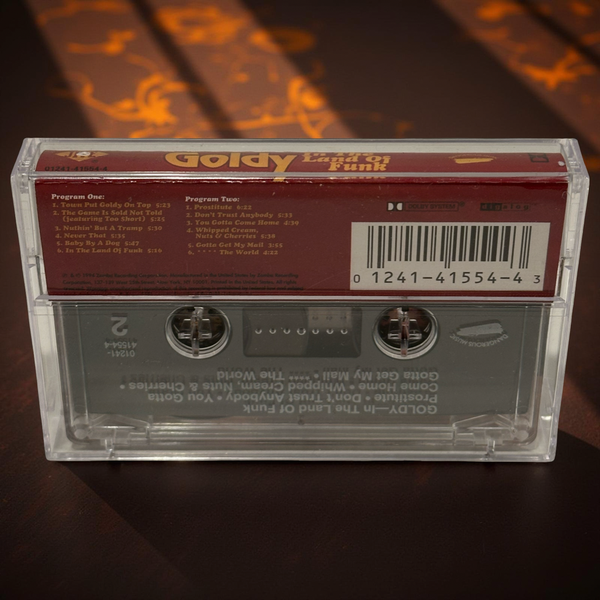 •GOLDY - IN THE LAND OF FUNK• ~1994 OG PRESSING~ (CASSETTE TAPE)