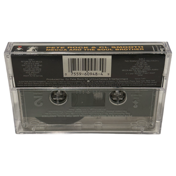 •PETE ROCK & C.L. SMOOTH - MECCA AND THE SOUL BROTHER• ~1992 OG PRESSINGS~ (CD & CASSETTE TAPE)