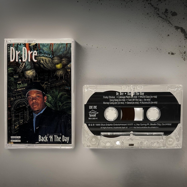 •DR. DRE ~ BACK’N THE DAY• ~1996 OG PRESSING~ (CASSETTE TAPE)