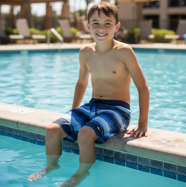 *PRE-LOVED* •O’NEAL• ~Boys swim trunks~ (SMALL)