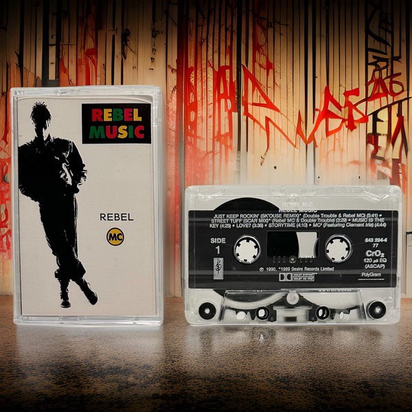 •REBEL M.C. - REBEL MUSIC• ~1990 OG PRESSING~ (CASSETTE TAPE)