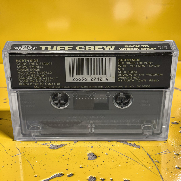 •TUFF CREW ~ BACK TO WRECK SHOP• ~1989 OG PRESSING~ (CASSETTE TAPE) (1)
