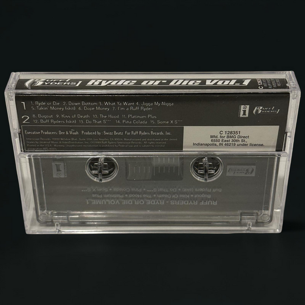 •RUFF RYDERS - RYDE OR DIE VOLUME 1• ~1999 OG PRESSING~ (CASSETTE TAPE)