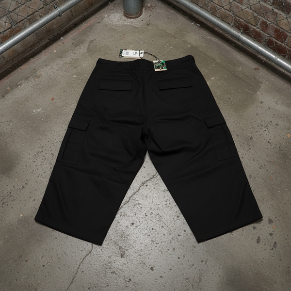 *ROYAL BLUE* (BLACK) ~CHOLO~ ANKLE BURNER STYLE SHORTS (LOW-LOW) (Cargo)