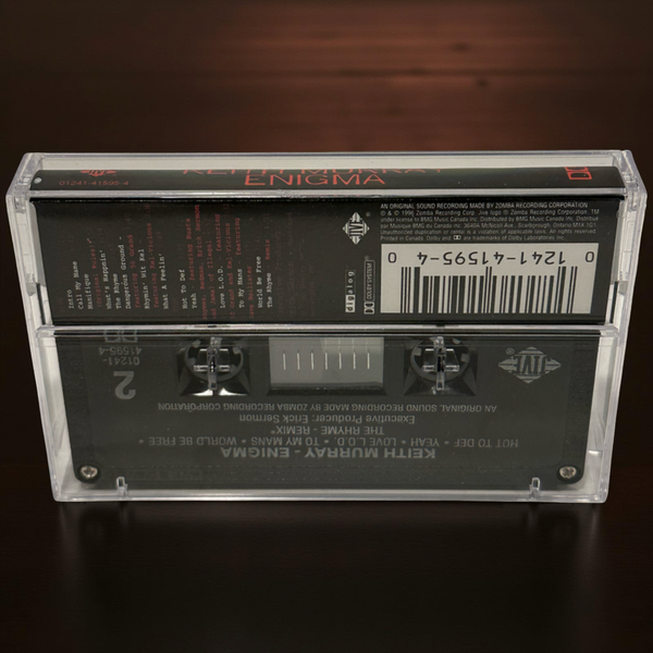 •KEITH MURRAY - ENIGMA• ~1996 OG CANADIAN PRESSING~ (CASSETTE TAPE) (HTF BLACK SHELL)