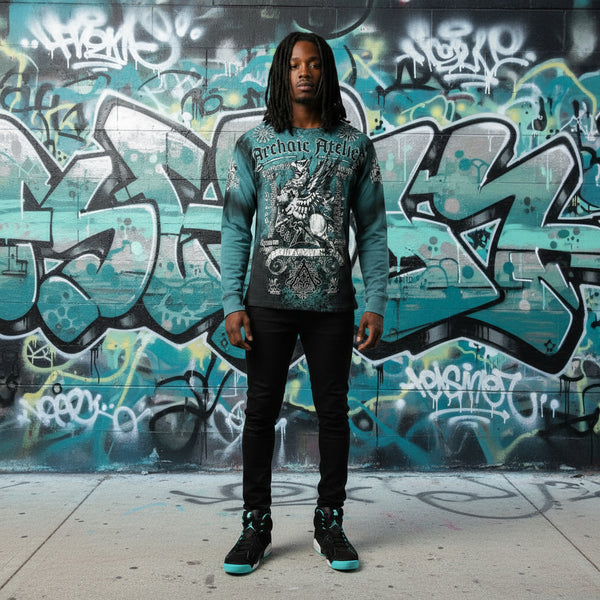 *AFFLICTION* (FLUTED) LONG SLEEVE TEE