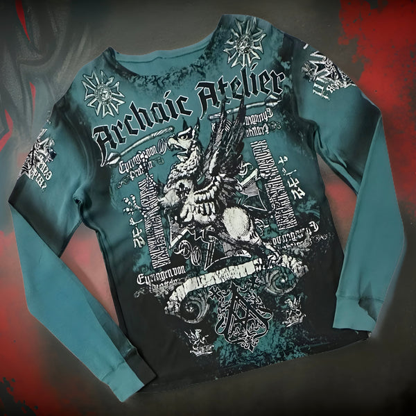 *AFFLICTION* (FLUTED) LONG SLEEVE TEE
