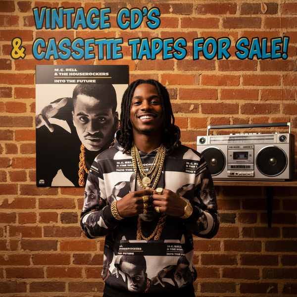 •M.C. RELL & THE HOUSEROCKERS ~ INTO THE FUTURE• ~1989 OG PRESSING~ (CASSETTE TAPE)